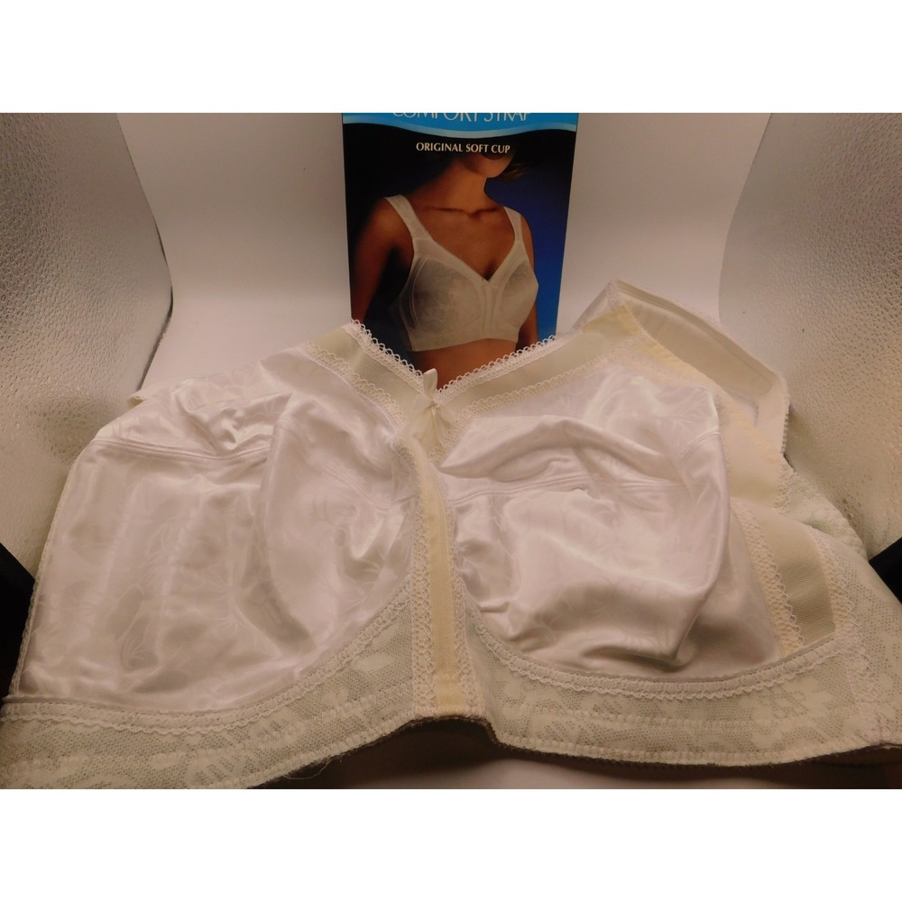 NOS Playtex 18 Hour Bra Comfort Strap 4693 White 42 DDD